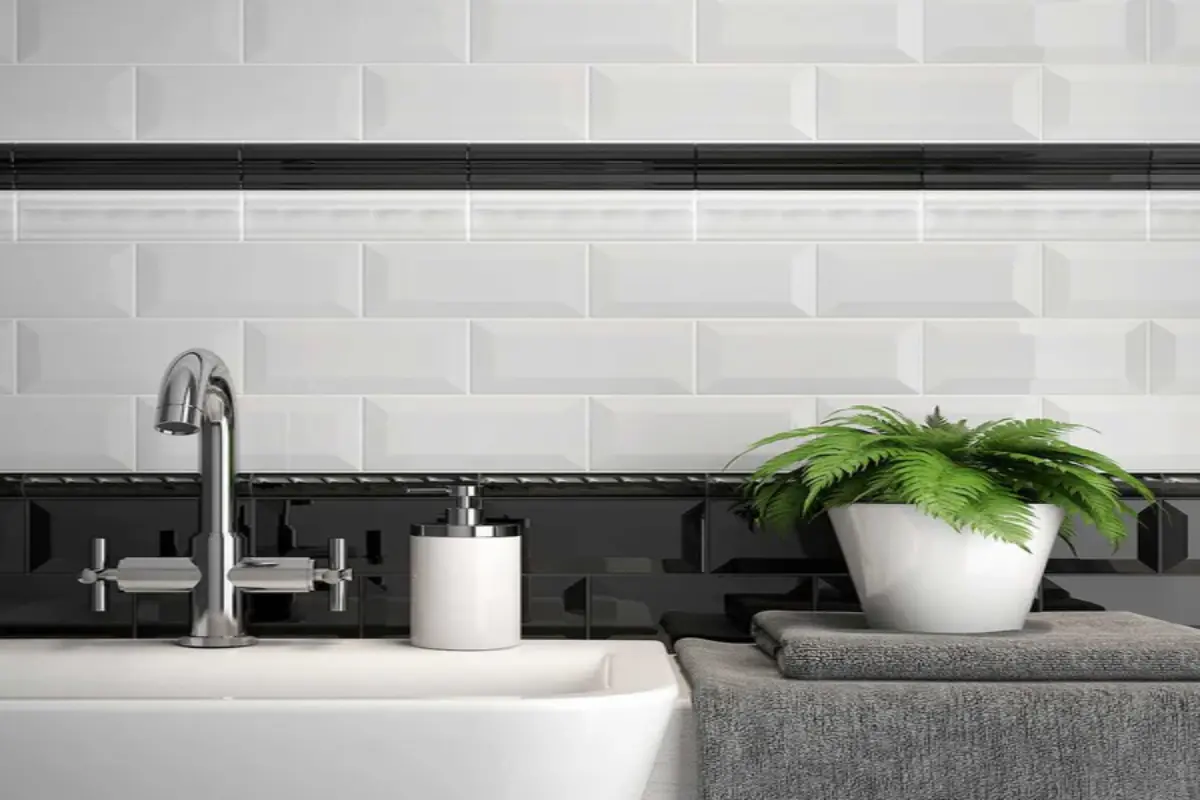 Beveled Edge Subway Tiles